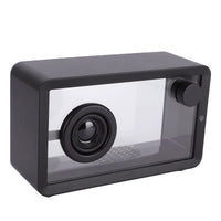 Bocina Bluetooth Transparente — Sonido Potente, Luces RGB y Diseño Inalámbrico Portátil