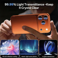 Protector de lente de cámara para iPhone 17 Pro Max | Cristal templado 9H – Paquete de 2