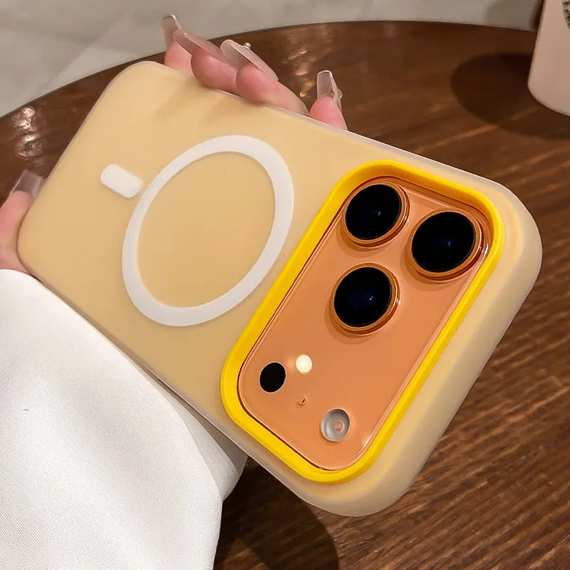 Funda magnética para teléfono — Protege contra caídas y funciona con cargadores inalámbricos.