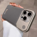 Funda de Cuero Magnética para iPhone — Antigolpes y Compatible con MagSafe (iPhone 11 al 17 Pro Max)