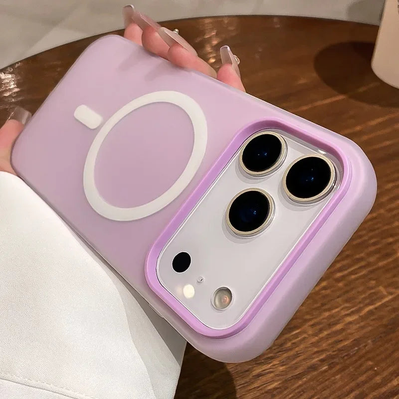 Funda magnética para teléfono — Protege contra caídas y funciona con cargadores inalámbricos.