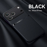 Funda de Cuero Magnética y Antigolpes para iPhone 17 / 17 Air / 17 Pro Max